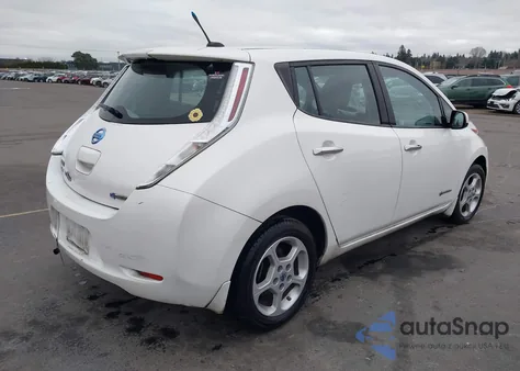 2013 Nissan Leaf Sv z USA, uszkodzony, nr VIN 1N4AZ0CP8DC415421